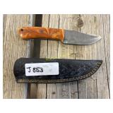 Knife with Sheath 4 In Blade +