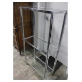 Metal/Glass Shelf 26x24x50H