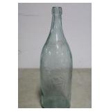 Vintage St Leon Mineral Water Glass Bottle 13.5H