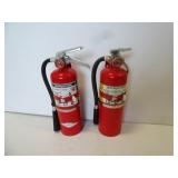 Lot of 2 Fire Extinguishers - Expired