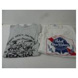 Lot of 2 Mens "Man Cave" XL T-Shirts - Skinny