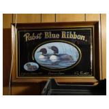 Pabst Blue Ribbon Loon 1991 Bar Mirror