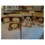 Huge Set of Christmas Stoneware Dishes - All