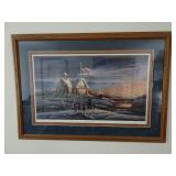 Framed Terry Redlin Signed Print - America!