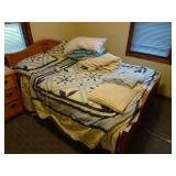 Full Size Bed with Frame / Headboard / Footboard