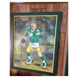 Brett Favre Original Painting on Canvas-