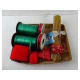 Lot of Misc. Christmas Ribbon