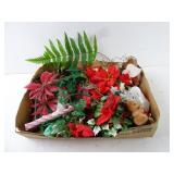 Lot of Misc. Christmas Faux Plant Dï¿½cor -