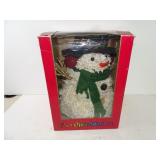 15" Fiber Optic Christmas Snowman in Box -