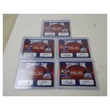 Lot of 5 Facsmile Signature Dual Cut Alonso &