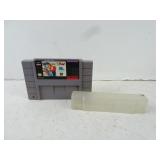 SNES Earth Worm Jim Game Cartridge with Manual