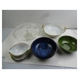 Lot of Misc. Glass & Stoneware Table Service