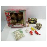 Lot of Misc. Vintage Christmas Items - Twinkling