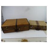 Lot of 2 Vintage Suit Cases