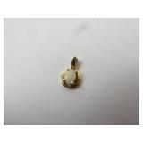 0.8g Opal Pendant - Appears to be gold but