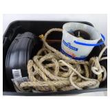 Lot of Misc. Shop Items - Air Filter Ropes Garden