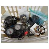 Lot of Misc. Mechanic Parts in Basket - Moped