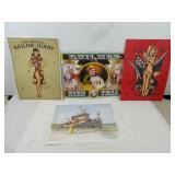 Lot of 4 Art Prints - Sailor Jerry Quilmes