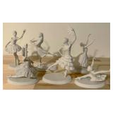 Bohem porcelain 1st ed ballerina set