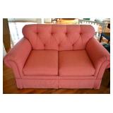 Custom upholstered loveseat (2of2)