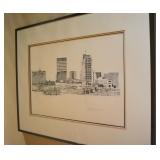 Charleston WV skyline print