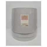 3 Threshold large lamp shades gray 13x15x10