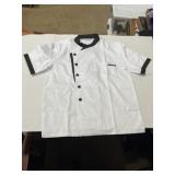 Nanxson unisex chef coat short sleeve size small