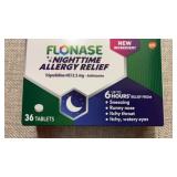 In date Flonase nighttime allergy relief large 36