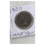 1850 Large cent