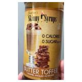 In date Butter Toffee Skinny Syrups zero calories