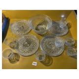 Anchor Hocking Wexford Dish and Punch Bowl Set