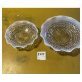 Anchor Hocking Moonstone Opalescent Bowls