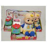 3 Cocomelon musical school time dolls 10in