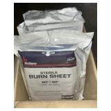 7 sterile burn sheets