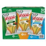 30ct case of garden veggie straws variety pack