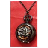 Route 66 biker pocket watch 1.5 inch diameter on