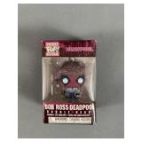 Bob Ross Deadpool Pocket Pop Bobblehead keychain