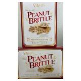 2 in date boxes PEANUT BRITTLE