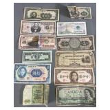 Old Foreign Currency and some Fake Funny Money