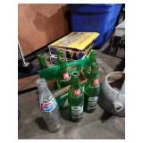 7 pack 7up bottles and Pepsi