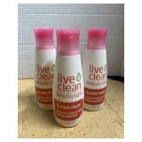 3 Live clean 98% Super fruit Quenching curls