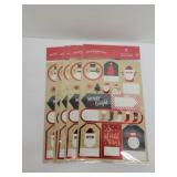 250 Wondershop Christmas peel and stick gift tags