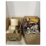 Rolls of labels, wasp wax ribbon for 305 & 606,