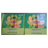 Case of 24- 16oz cans of lipton green tea citrus