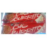 Case of 15 big 9oz red hot beef burritos