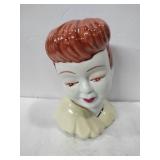 Lady head planter 7 in tall