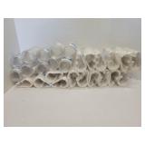 26 sets of 12 plastic shower rings