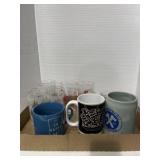 Mugs and glasses