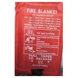 New FIRE BLANKET for emergency, pull to deploy.