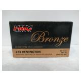 Bronze 223 Remington 55 grain fmj-bt 20